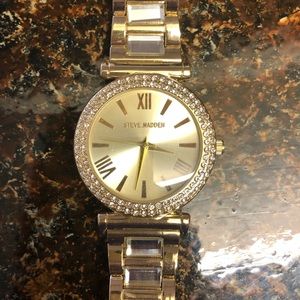 Gold Steve Madden watch